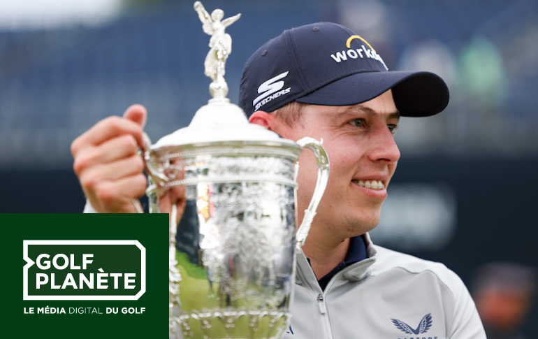 matthew-fitzpatrick-us-open-victoire-trophee-coupe-usga-logo-gp