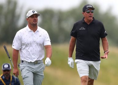 Bryson DeChambeau Phil Mickelson Photo Christopher Lee/Getty Images