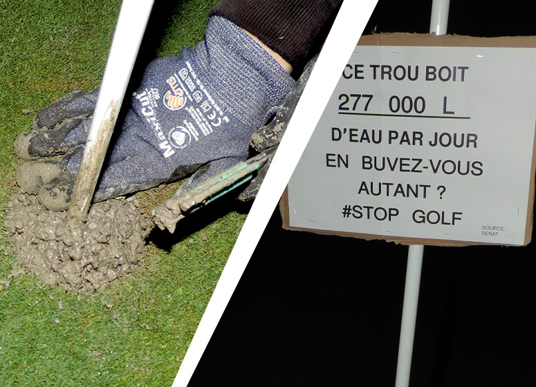 Deux golfs pris pour cibles par des militants écologistes à Toulouse