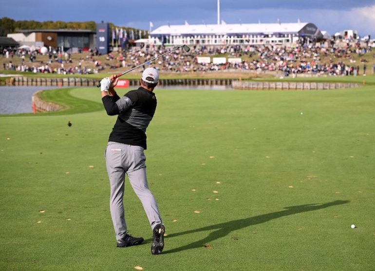 guido-migliozzi-open-france-cazoo-golf-national Photo by ROSS KINNAIRD / GETTY IMAGES EUROPE / Getty Images via AFP