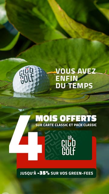 LeClub Golf d9 2022 4 mois offerts – Bannière verticale