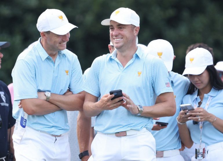 SpiethThomasPresidentsCup2022 Warren Little/Getty Images/AFP