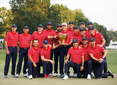 TeamUSAPresCupTrophy2022 Jared Tilton / Getty / AFP