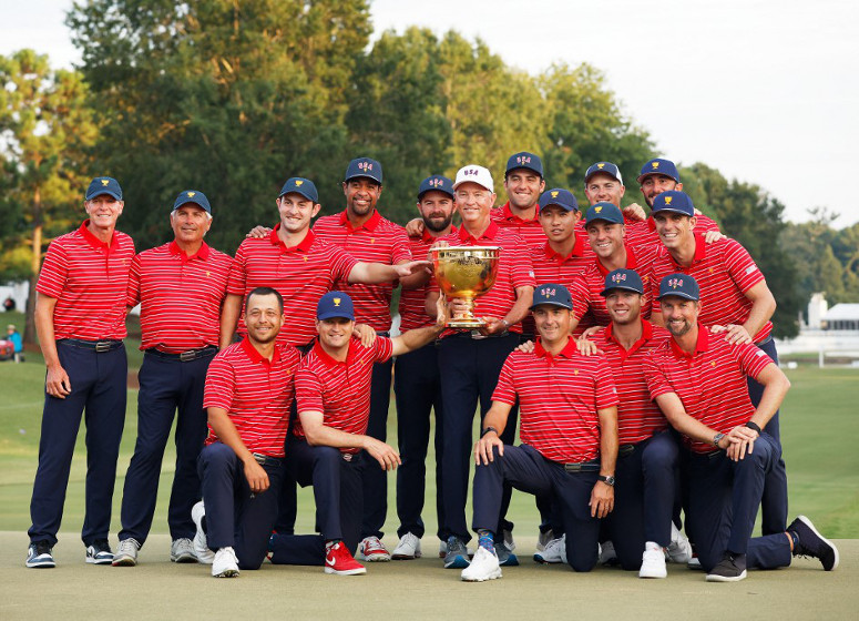 TeamUSAPresCupTrophy2022 Jared Tilton / Getty / AFP