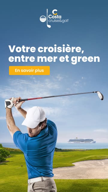 Costa Croisieres – D1 2022 – Golf Addicted – Bannière verticale