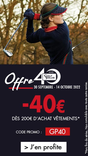 Golf Plus D30 2022 Offre Textile – bannière verticale