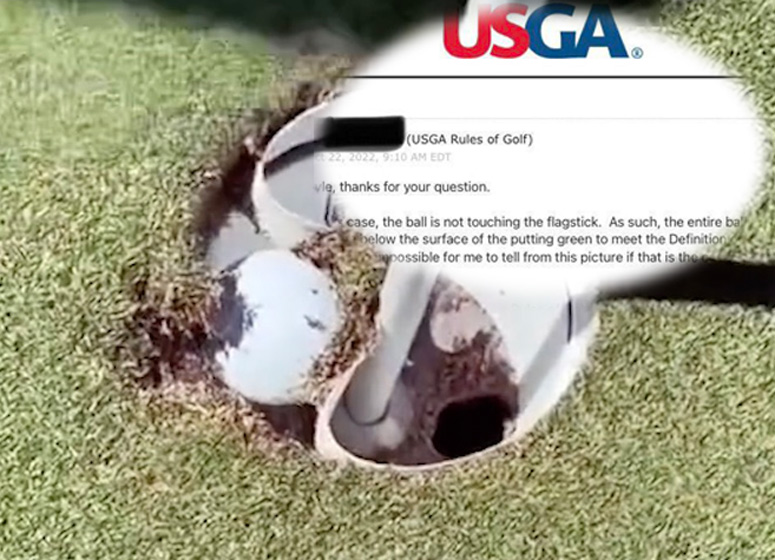 Trou-en-un ou pas, la réponse de l'USGA !