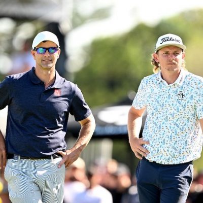 Adam Scott Cameron Smith Photo by Bradley Kanaris/Getty Images