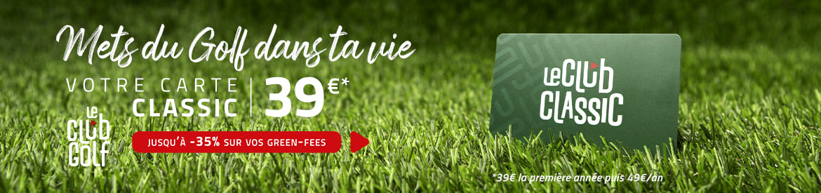 LeClub Golf C01 2023 carte 39€ – Bannière large