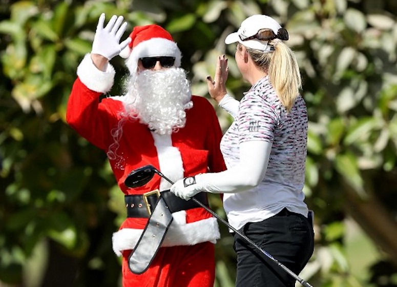 pere noel Photo by DAVID CANNON / GETTY IMAGES EUROPE / Getty Images via AFP