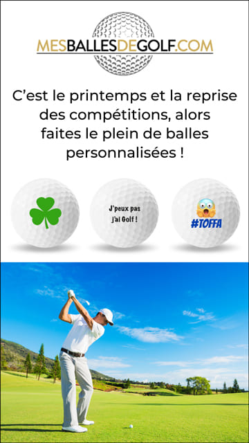 Mes Balles de Golf 2023 – bannière verticale