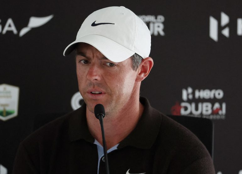Photo de Rory McIlroy par Warren Little/GETTY IMAGES EUROPE/Getty Images via AFP