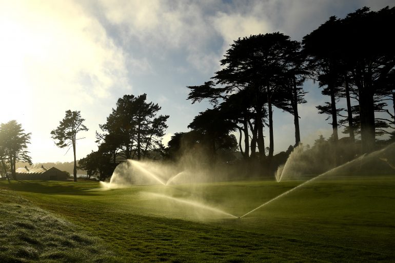 eaux usées, arrosage, Sprinklers, secheresse Harry How/Getty Images/AFP