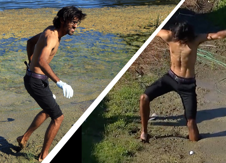 Akshay Bhatia tombe la chemise