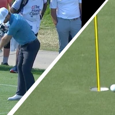 Pas verni depuis le début de saison ce joueur réussit un “trou-en-3” et franchit son premier cut