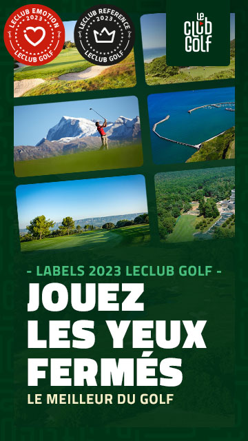LeClub Golf C02 2023 Jouez les yeux fermés – Bannière verticale