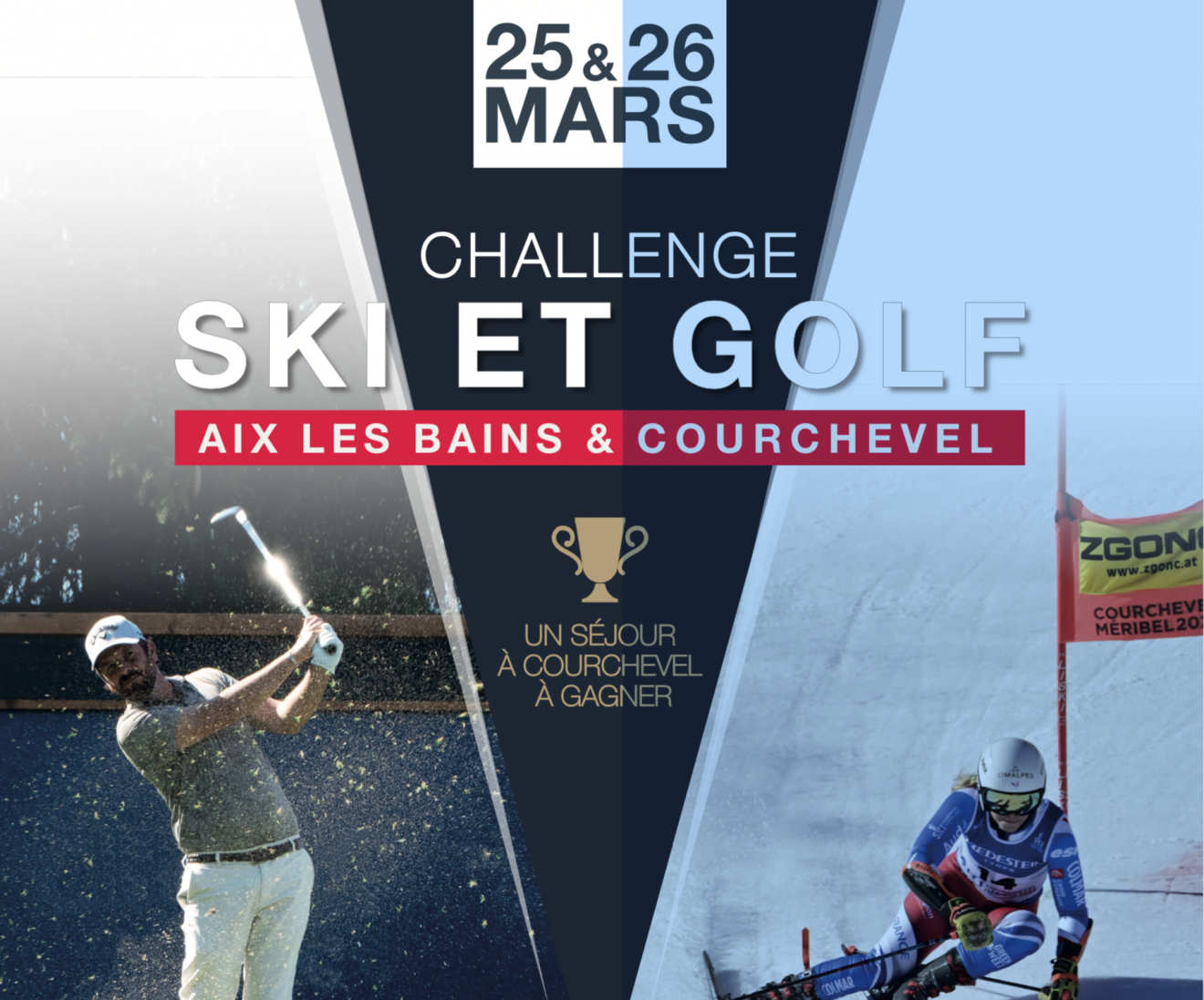 Ski et Golf : rendez-vous à Courchevel à la fin du mois