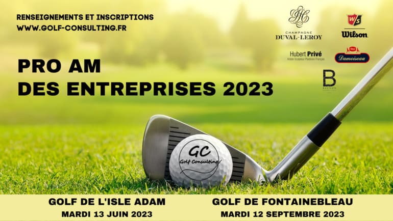 Golf Consulting c01 2023 ProAm des entreprises – bandeau