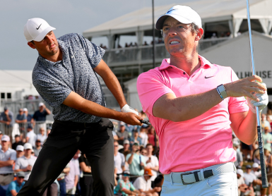 SCOTTIE-SCHEFFLER-RORY-MCILROY-WGC-MATCH-PLAY Getty Images/AFP