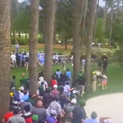 Vidéo : Trois arbres s'abattent au milieu des spectateurs au 17 !