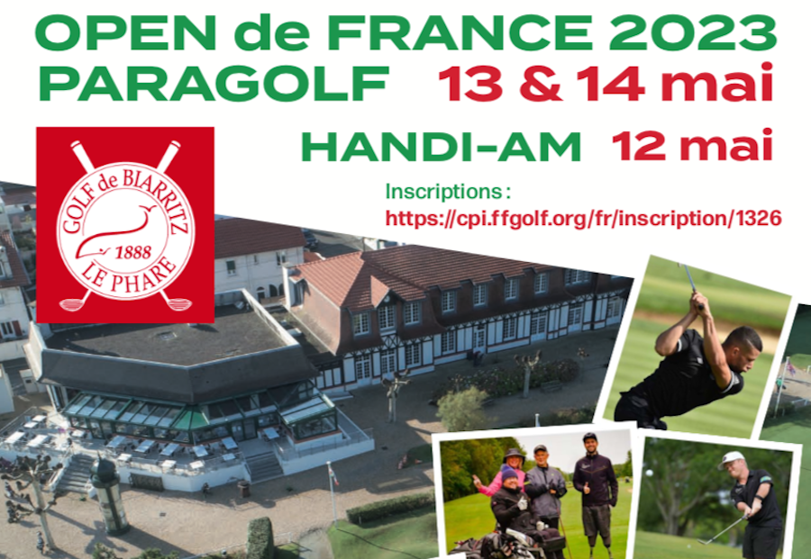 Paragolf : Open de France les 13 et 14 mai à Biarritz