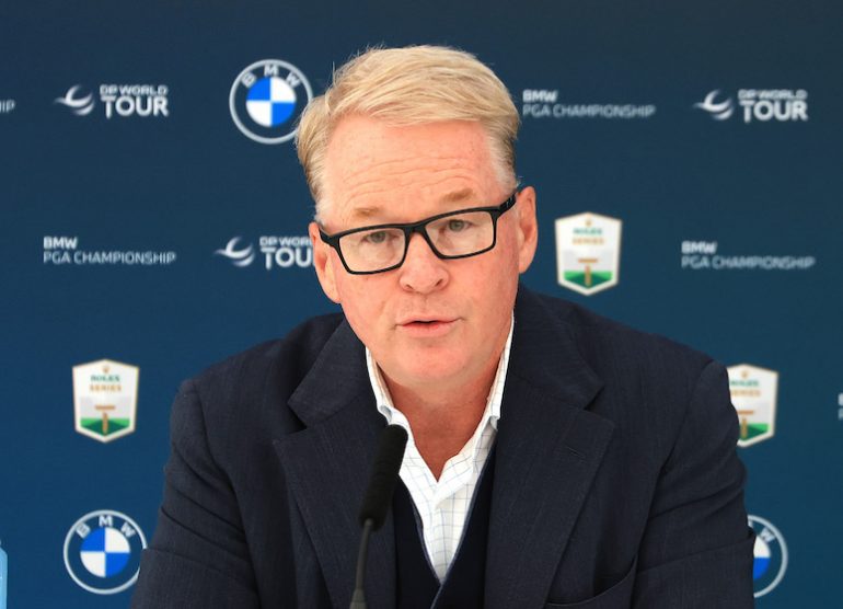 Keith Pelley The CEO of The European Tour Group and the DP World Tour Photo by David Cannon/Getty Images