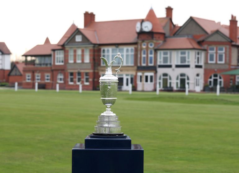 royal-liverpool-claret-jug Photo by Richard HEATHCOTE / GETTY IMAGES EUROPE / Getty Images via AFP