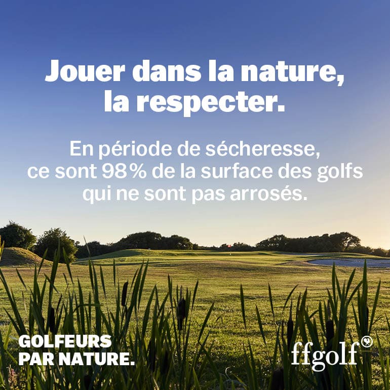 FFGOLF C06 – 2023 – Golfeur par Nature – Secheresse – ticket carré