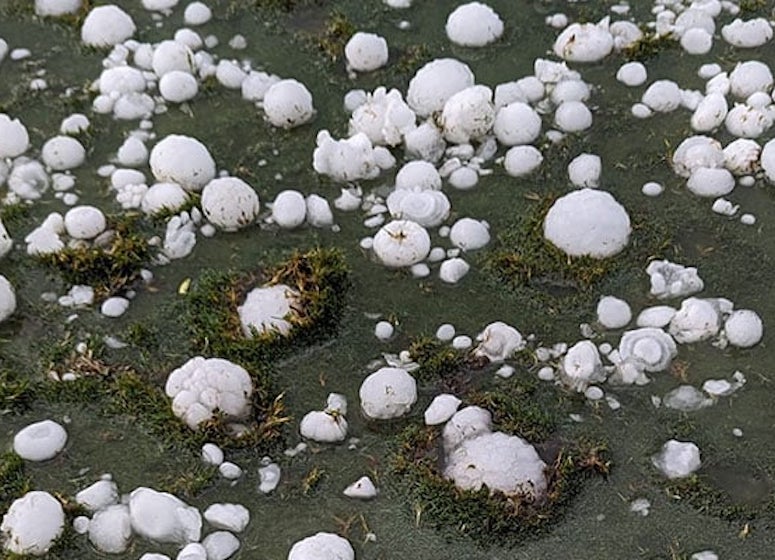 Quand un spectaculaire orage de grêle détruit un parcours de golf !