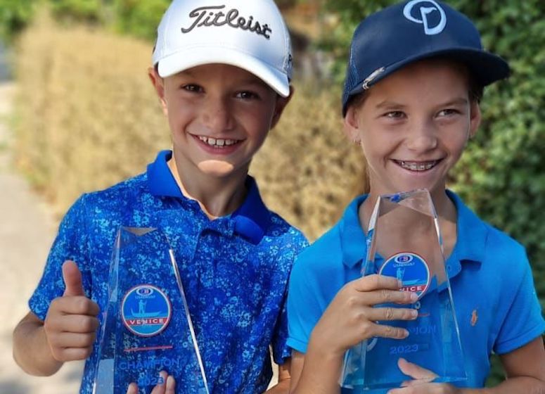 Victoire de Cayssi Dunlop, 8 ans, et doublé des filles de 9 ans au Venice Open !