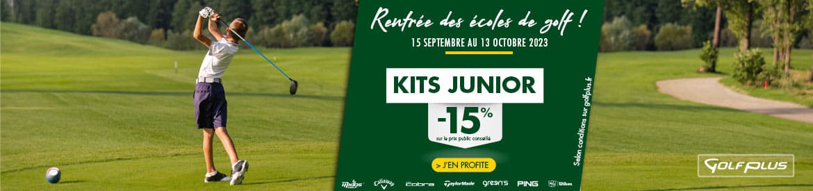 Golf Plus C27 2023 rentrée des écoles de golf – bannière