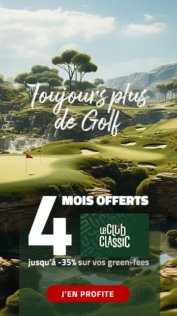LeClub Golf C09 2023 4 mois offerts – Bannière verticale