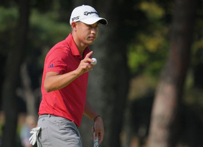 Collin Morikawa Photo by Yoshimasa Nakano / GETTY IMAGES ASIAPAC / Getty Images via AFP