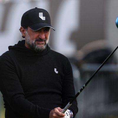 Newcastle United's Saudi Arabian chairman Yasir Al-Rumayyan Photo by Adrian DENNIS / AFP