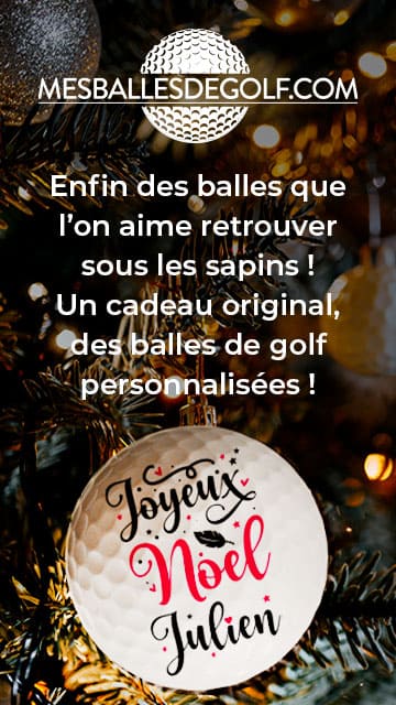 Mes Balles de Golf c12 Kdo Noël – bannière verticale