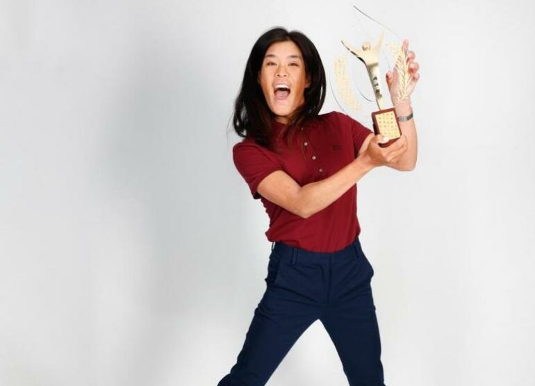 celine-boutier-lequipe-championnes-trophee ©E. Garnier/L'Équipe