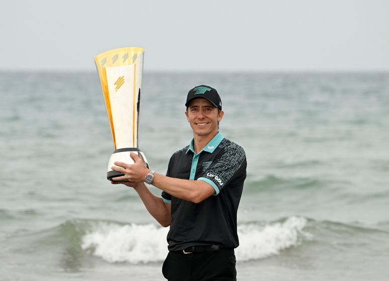 Carlos Ortiz devant Oosthuizen et Niemann à Oman. Sébastien Gros n'avait pas passé le cut