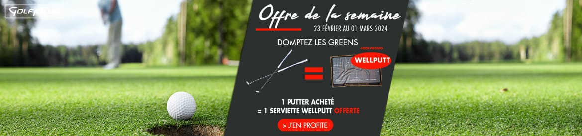 Golf Plus D07-2024 Offre Putter + Serviette – bannière