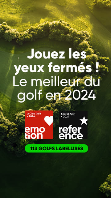 LeClub Golf D03 2024 Labels Golf – Bannière verticale