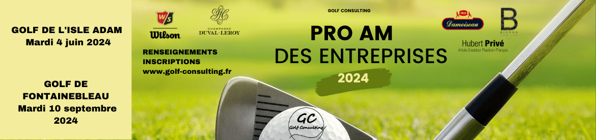 Golf Consulting D01 2024 ProAm des entreprises – bannière