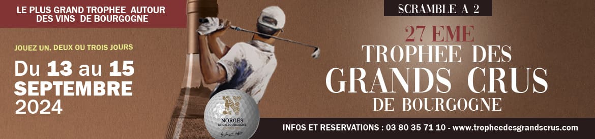 Golf de Dijon D01 2024 Trophée des Grands Crus – bannière