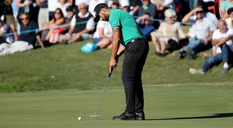 Matthieu Pavon au Portugal Masters en 2021 Photo by Warren Little/Getty Images