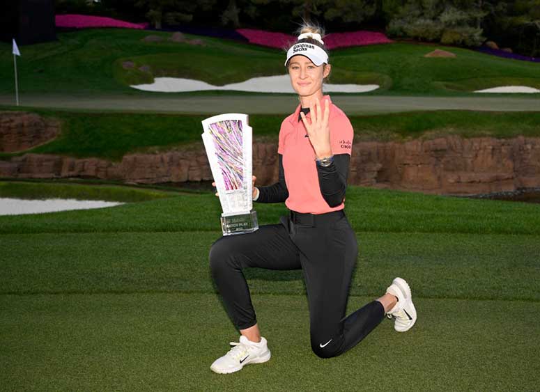 Quatre à la suite pour Nelly Korda !