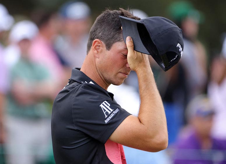 Après Scheffler, Viktor Hovland se blesse aussi bêtement durant les fêtes