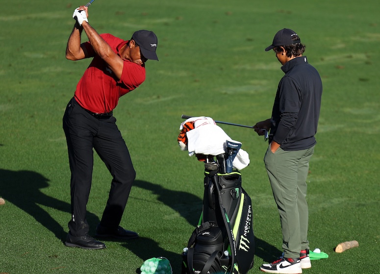  Tiger Woods Charlie Woods Photo by Andrew Redington / GETTY IMAGES NORTH AMERICA / Getty Images via AFP