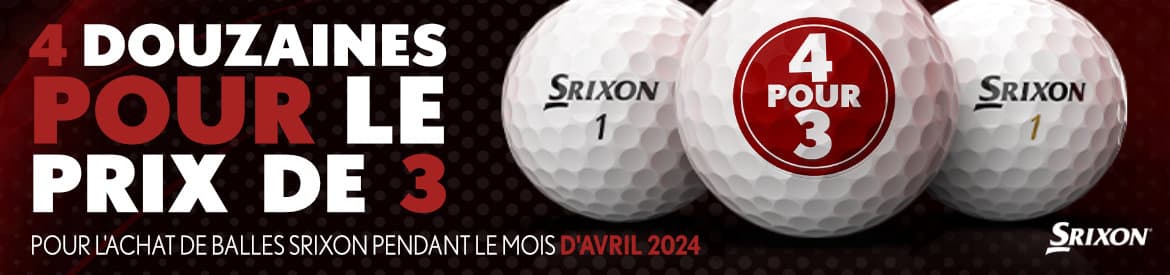 Srixon D08 2024 Balles Promo – Bannière large