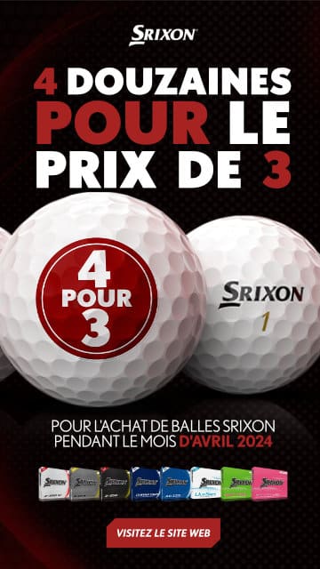 Srixon D08 2024 Balles Promo – Bannière verticale