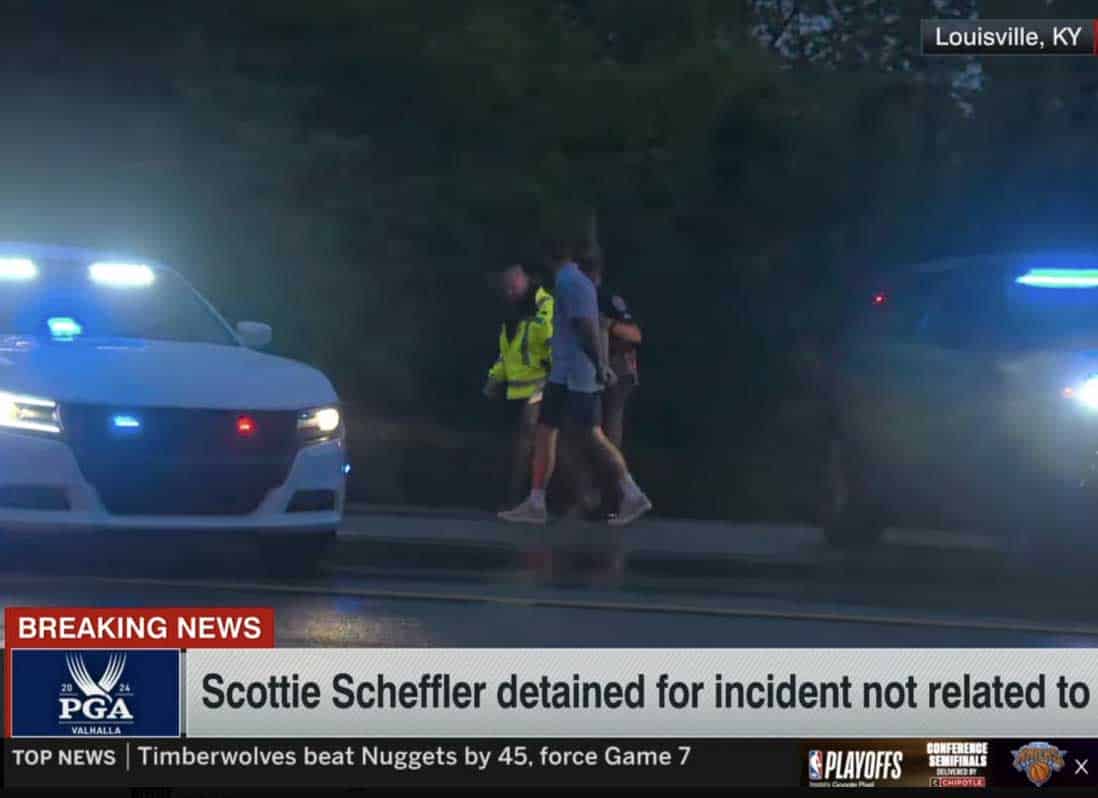 Scheffler arrêté par la police, le 2e tour retardé après un drame de la route à Louisville !