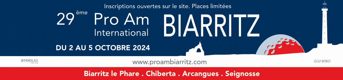 Golf First – D04 – 2024 – Proam de Biarritz – Bannière large