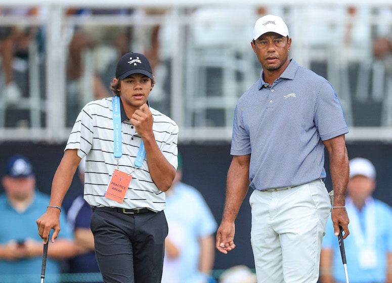 Dans les traces de son père, Charlie Woods se qualifie pour l'US Junior Amateur